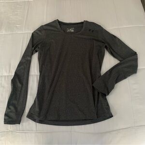 Under Armour Women's Grey Long Sleeve Workout Top